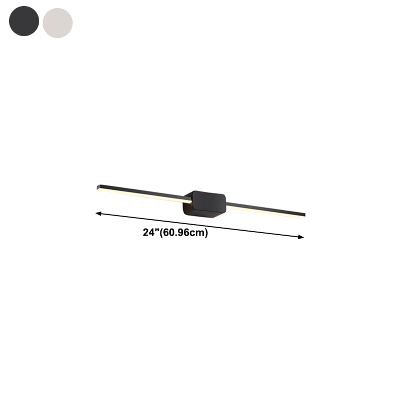 Postmodern Metal Vanity Light Straight 1 Light Mirror Light for Bathroom