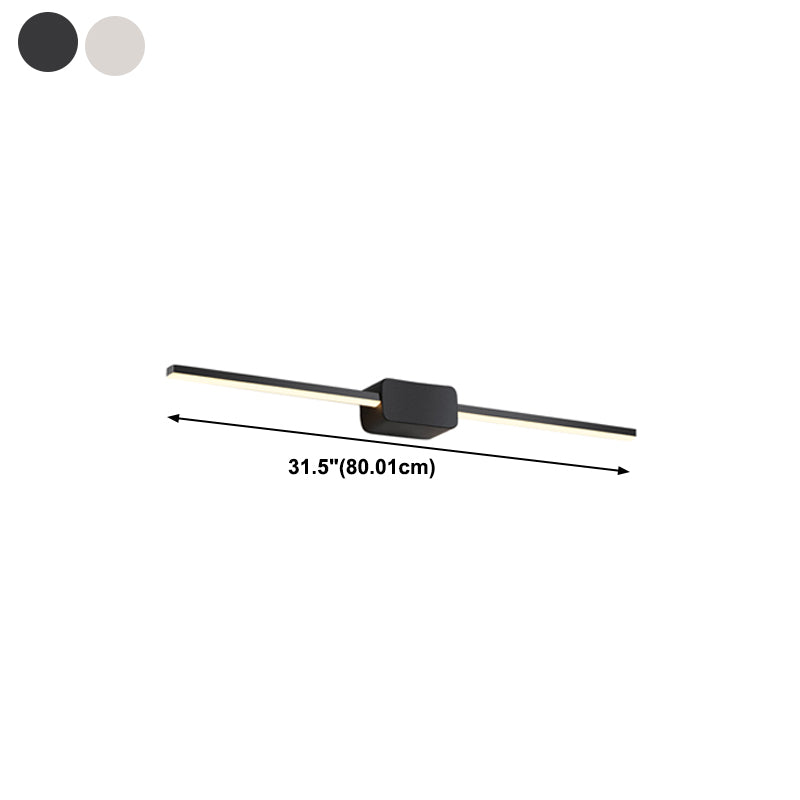 Postmodern Metal Vanity Light Straight 1 Light Mirror Light for Bathroom