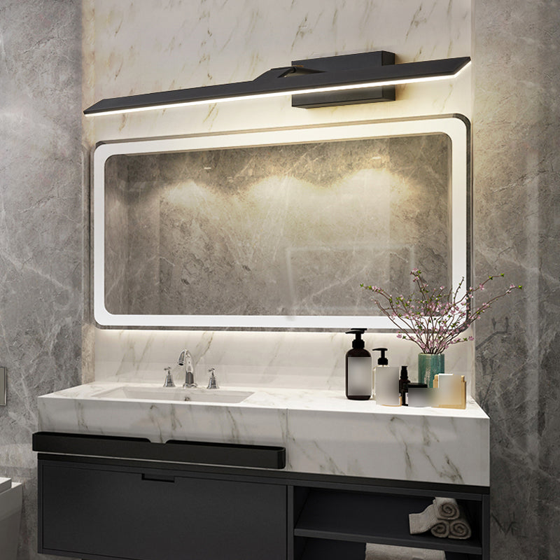 Geometry Shape Wall Lighting Modern Style Metal 1 Light Sconce Lamp for Shower Room