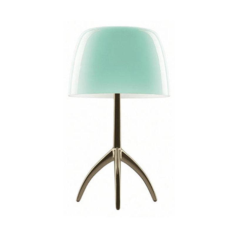 Round Shape Metal Table Lamp Modern Style 1-Light Table Lamp Fixtures