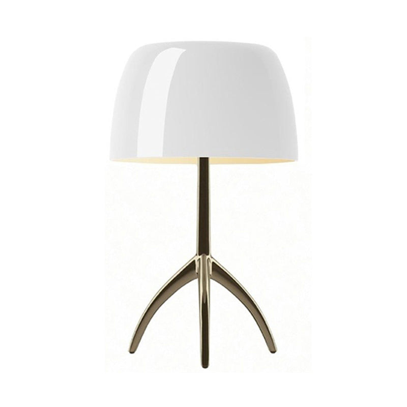 Round Shape Metal Table Lamp Modern Style 1-Light Table Lamp Fixtures