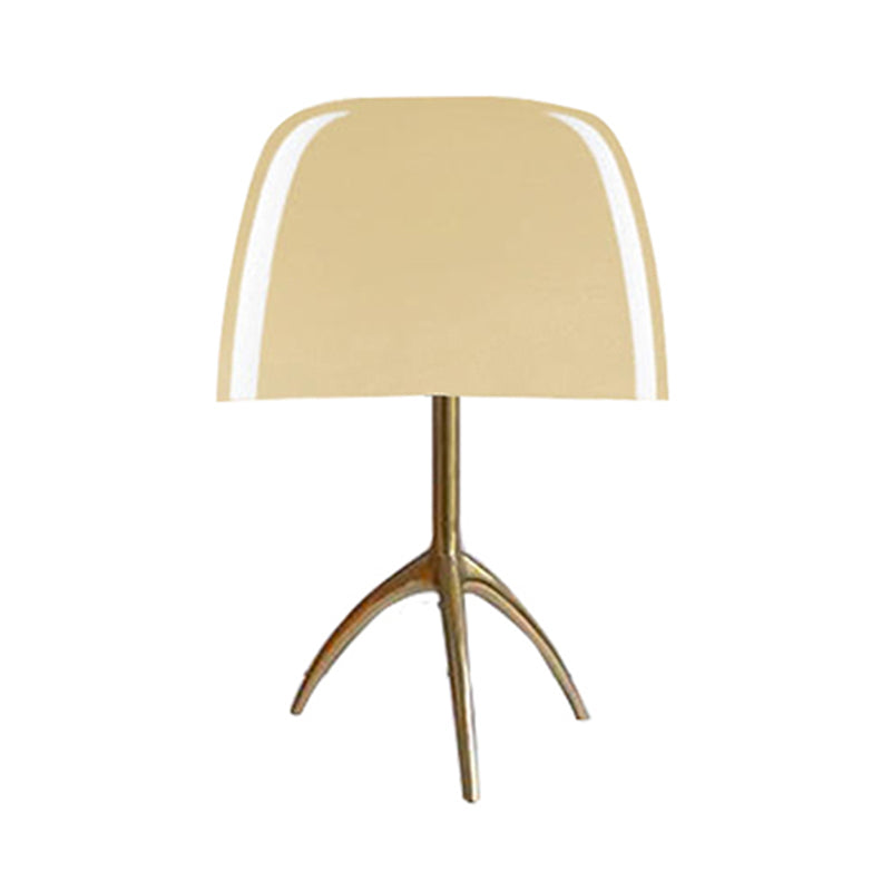 Round Shape Metal Table Lamp Modern Style 1-Light Table Lamp Fixtures