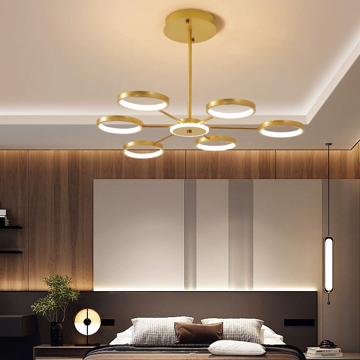 Modern Geometry Shape Pendant Chandeliers Metal Chandelier Lighting Fixtures