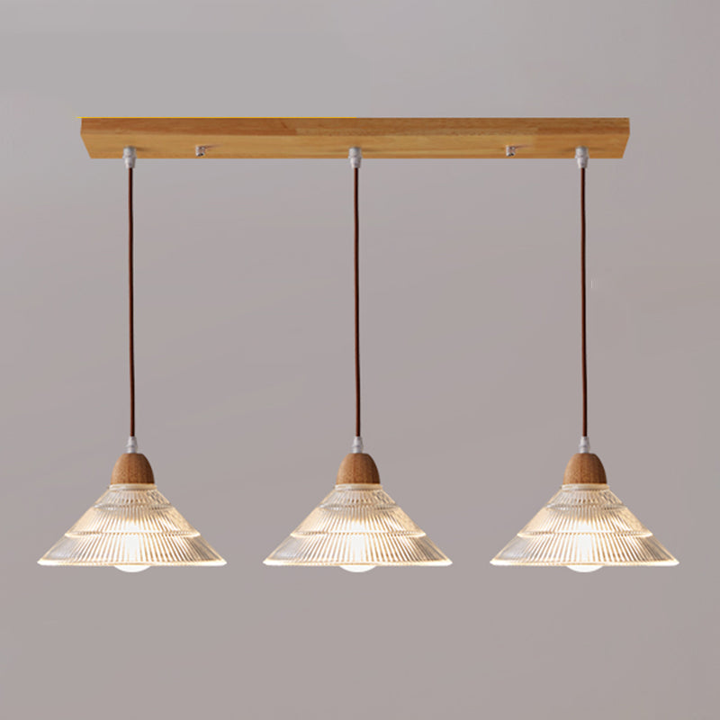 Estilo moderno Luz colgante Capacidad de iluminación de colgante de vidrio creativo para el comedor