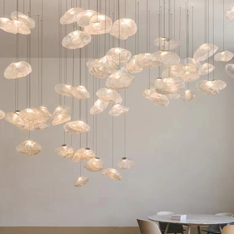Modern Style Glass Hanging Light Creative Pendant Lighting Fixture for Dining Room