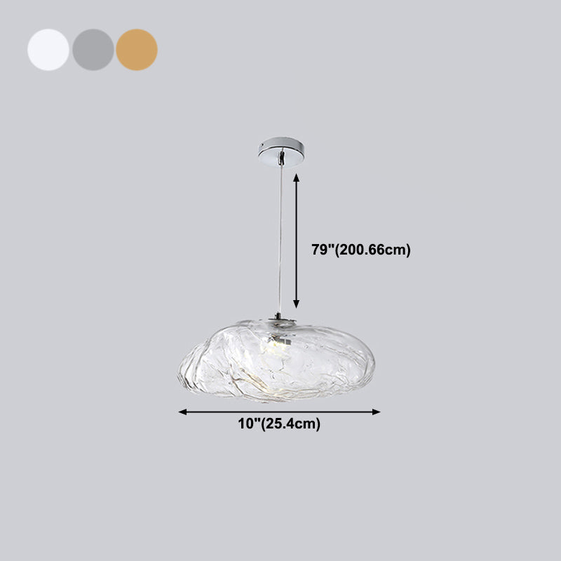 Modern Style Glass Hanging Light Creative Pendant Lighting Fixture for Dining Room