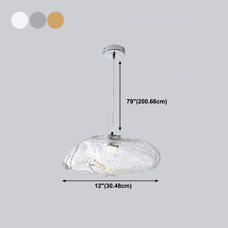 Modern Style Glass Hanging Light Creative Pendant Lighting Fixture for Dining Room