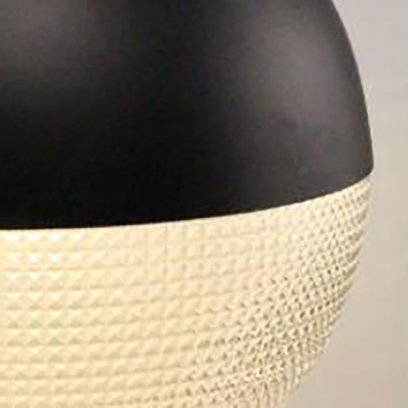 1 Light Sphere Hanging Ceiling Light Modern Style Glass Hanging Lamp Kit