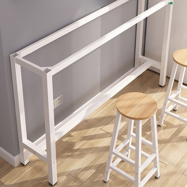Rectangle Bar Table Contemporary Bar Table with Trestle Base
