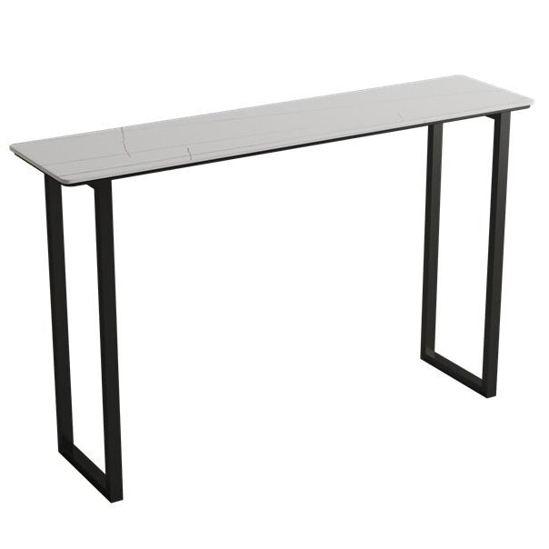 Modern Rectangle Sintered Stone Table Dining Bar Counter Table for Kitchen