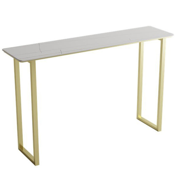 Modern Rectangle Sintered Stone Table Dining Bar Counter Table for Kitchen