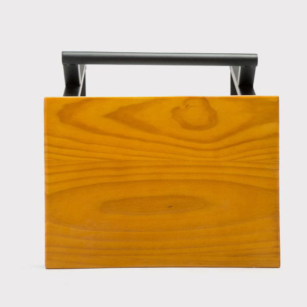 Industrial Bar and Counter Stool Backless Stool with Sled Base in Black