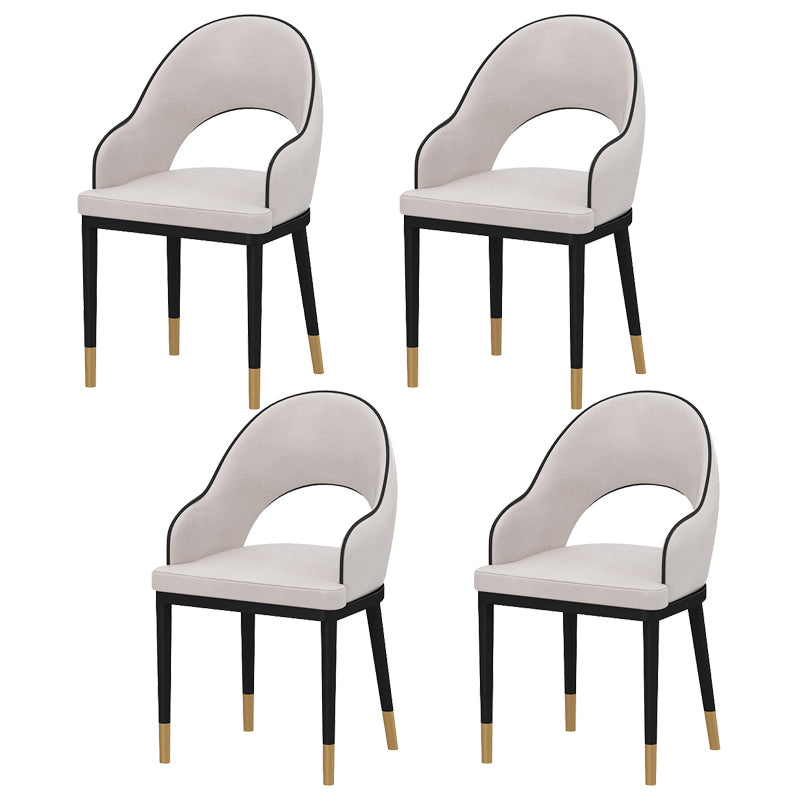 Modern Marble Top Dining Table Set Rectangle 1/4/5/7 Pieces Dining Table with Chairs