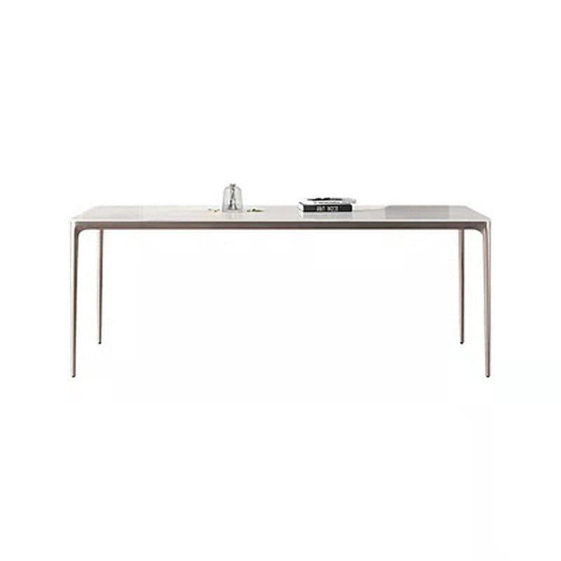Nordic Sintered Stone Top Dining Set Rectangle 1/4/5/6 Pieces Dining Table with Chairs