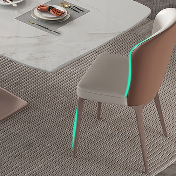 Glam Style Sintered Stone Dining Set 1/4/5/7 Pieces Dining Set for Dining Areas