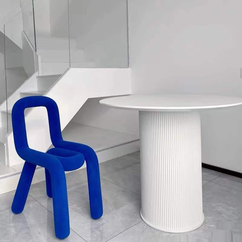Modern Style Upholstered Side Chair Open Back Dining Side Chair