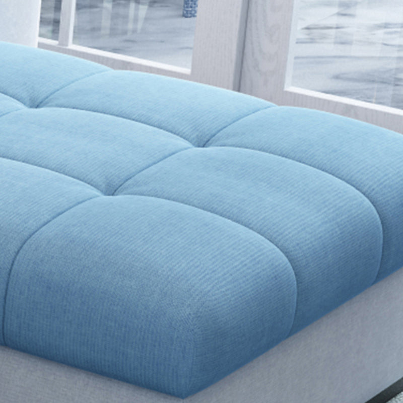 Modern Square Arm Sectionals 106.3"L High Back Sofa and Chaise with Storage