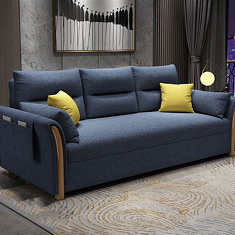 Fabric Sofa Bed Settee Furniture Flared Arm Latex Filled Sofa