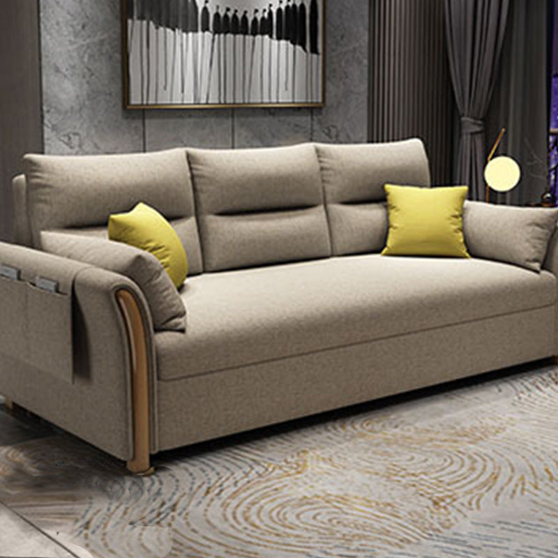 Fabric Sofa Bed Settee Furniture Flared Arm Latex Filled Sofa