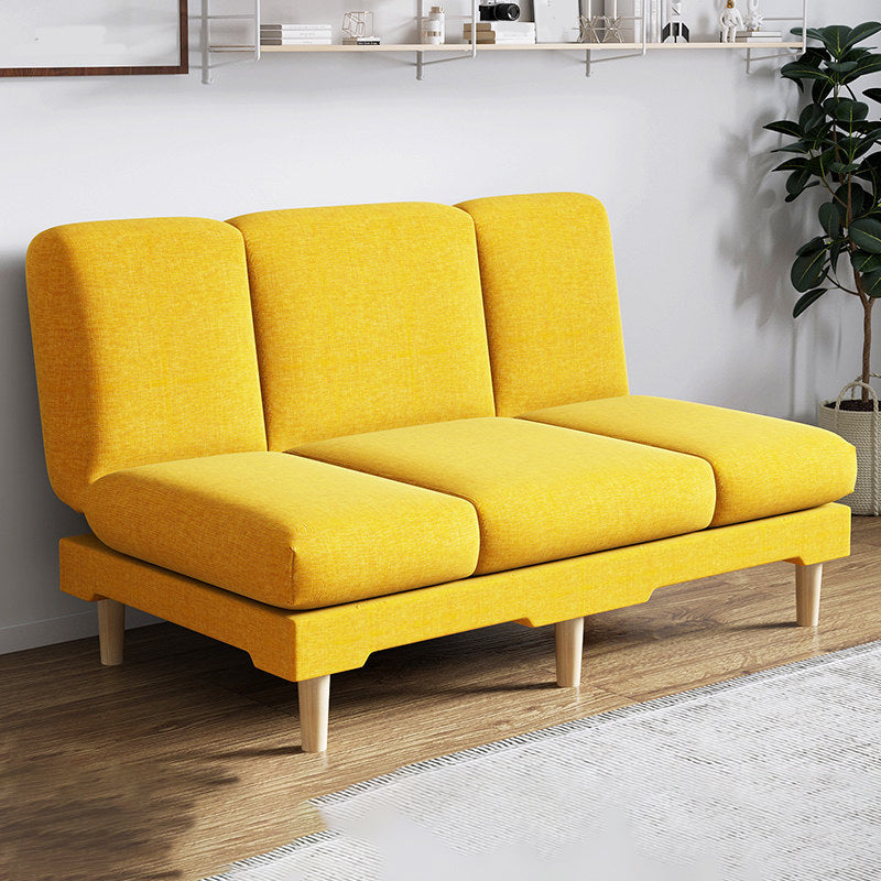 Canapé Slpeeper sans bras azure / jaune / gris-linge 31,5 "Sofa haut