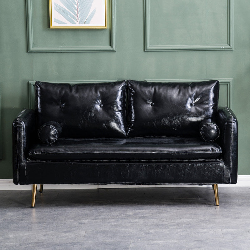 Tufted Square Arm Sofa Mitte des Jahrhunderts modern