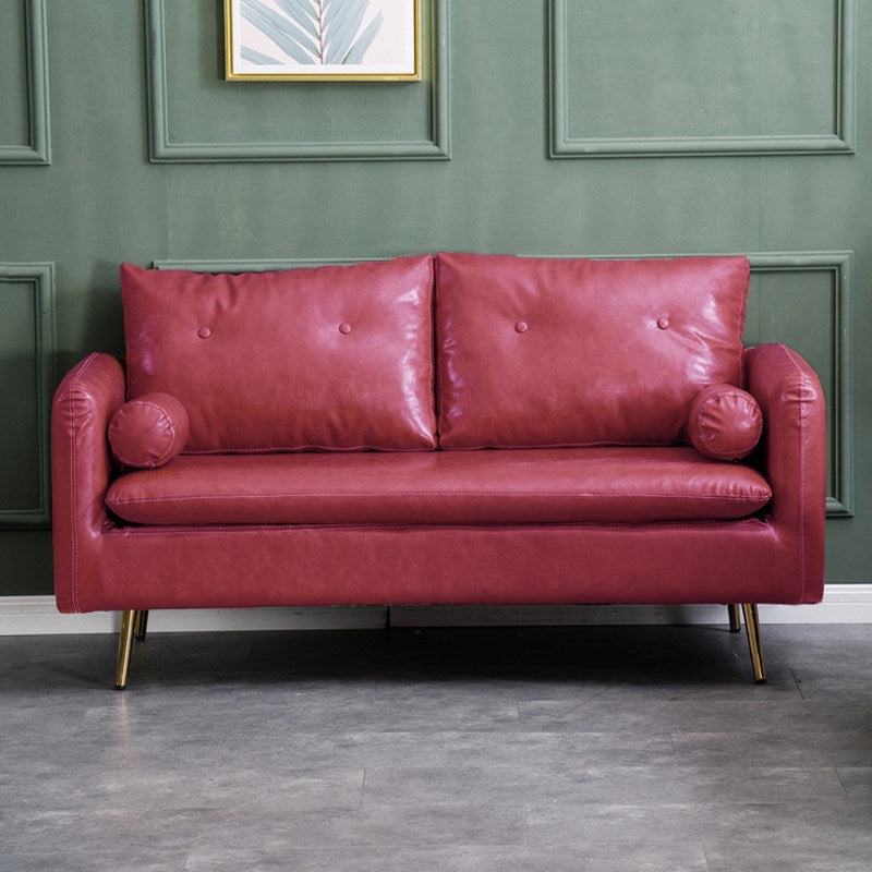 Tufted Square Arm Sofa Mitte des Jahrhunderts modern