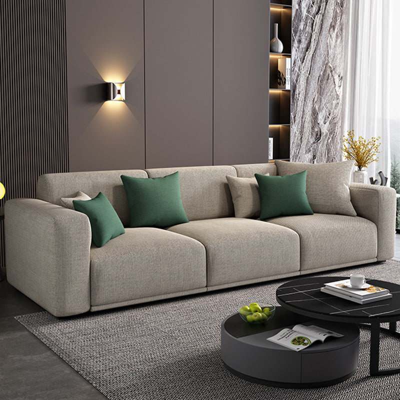 Stoff Wohnzimmer Quadrat Arm Standard Kissen zeitgenössische Sitzplätze