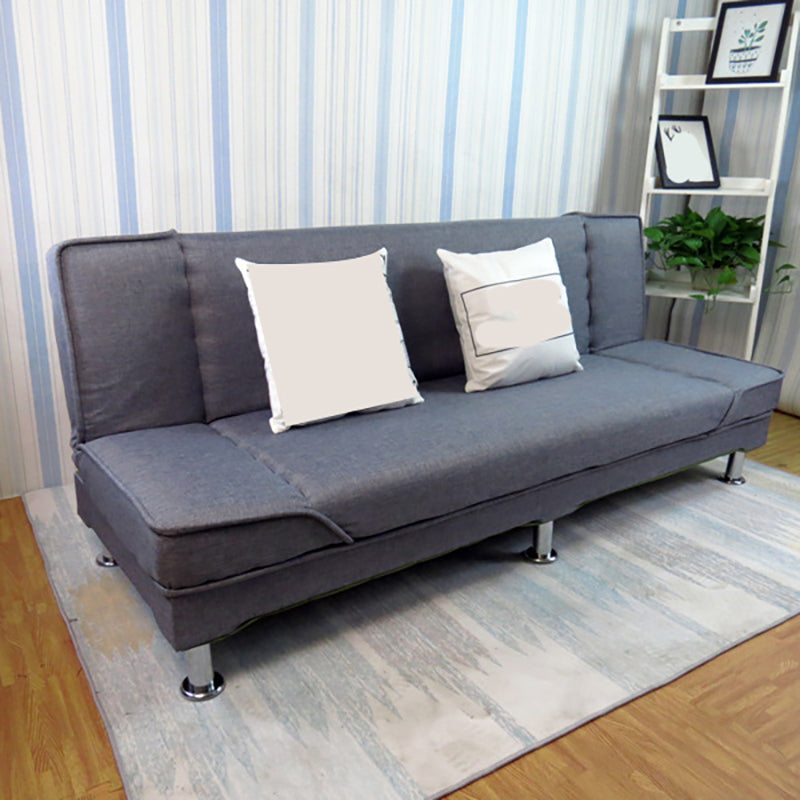 Wäsche Cabrio Sleeper Sofa genähte Kissen Rückenloses armloses Sofa