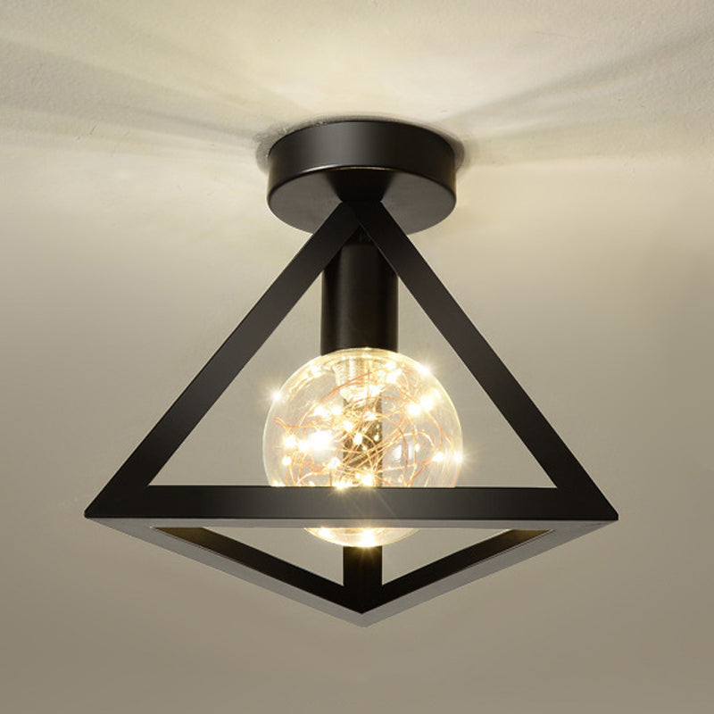 Industriële spoelverlichtingsarmaturen Geometrische metalen 1 lichtspoelmontagelampen