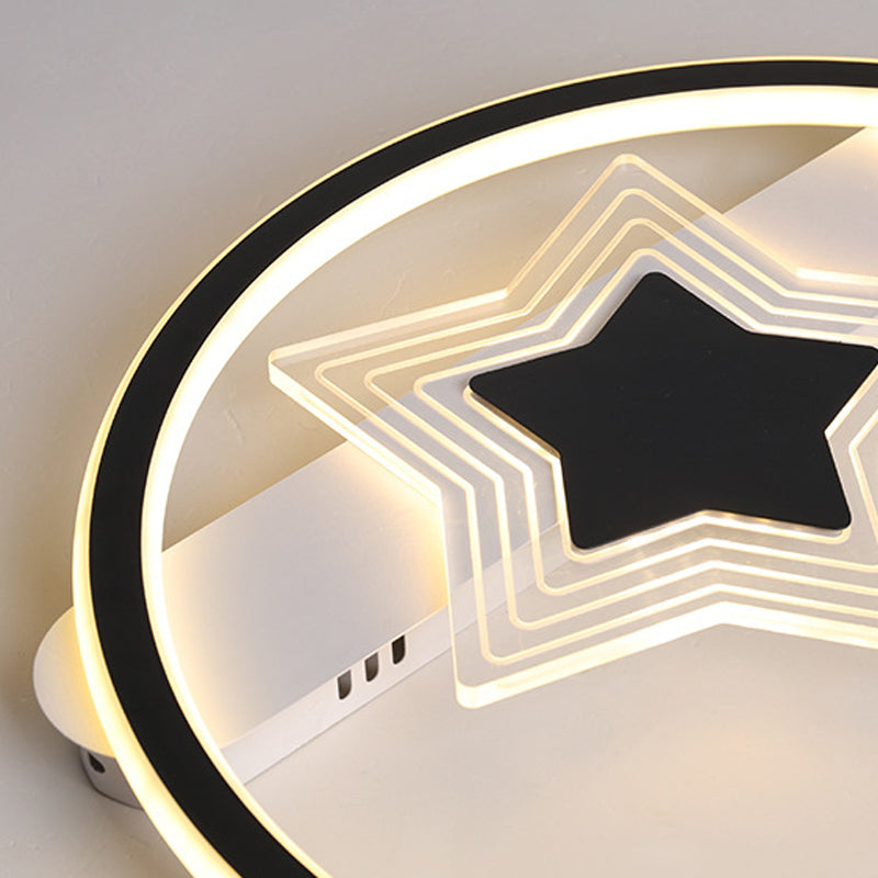 Lámparas modernas de lámparas de lavado de lavado 2 lámparas de montaje de descarga de luz 2 para dormitorio