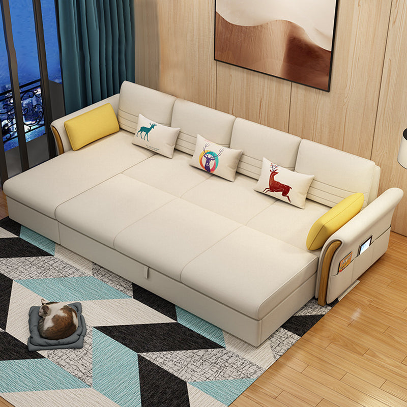 Cushion Back Contemporary Storage Living Room L-Shape Reclining Sofa