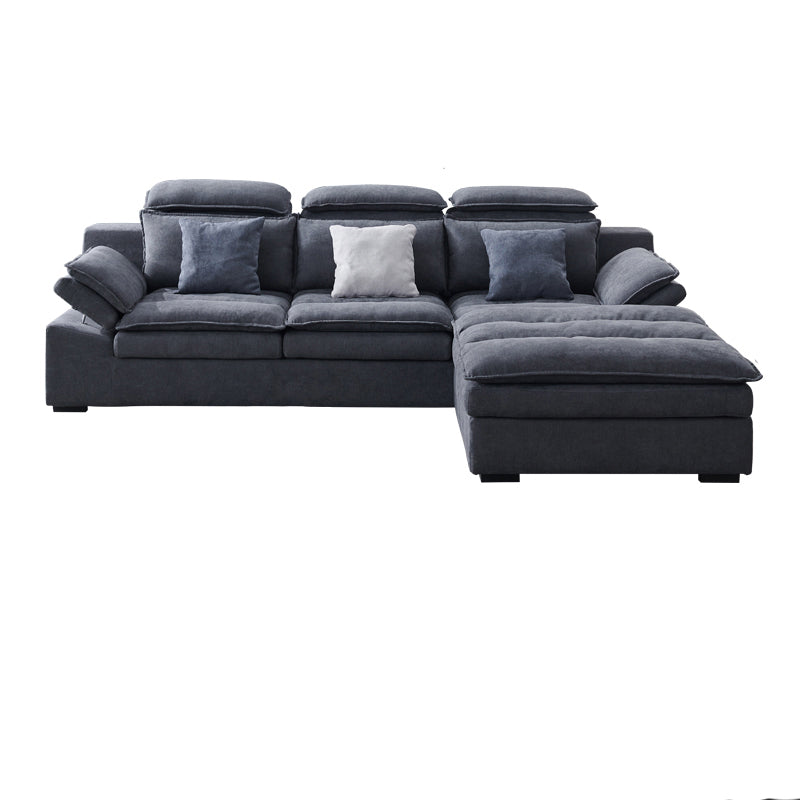 Modern Modular Reversible Sectional with High Back for Apartment