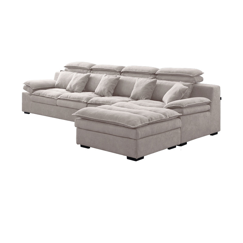 Modern Modular Reversible Sectional with High Back for Apartment