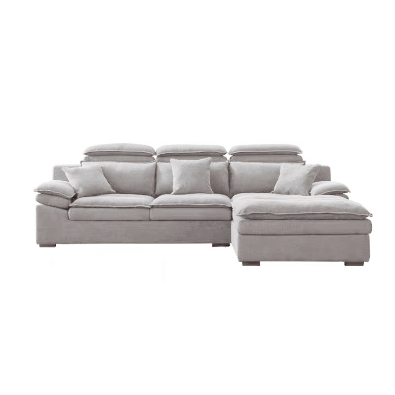 Modern Modular Reversible Sectional with High Back for Apartment