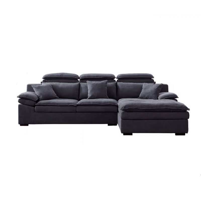 Modern Modular Reversible Sectional with High Back for Apartment