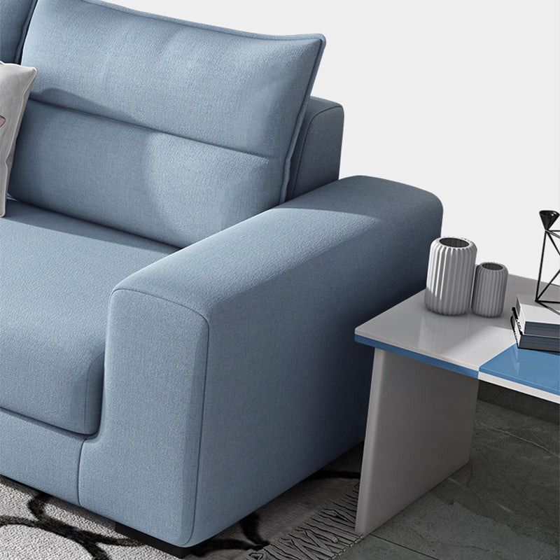 106.3"L x 57.09"W x 27.6"H 4-Seat Cushion Back Sectionals with Slipcover