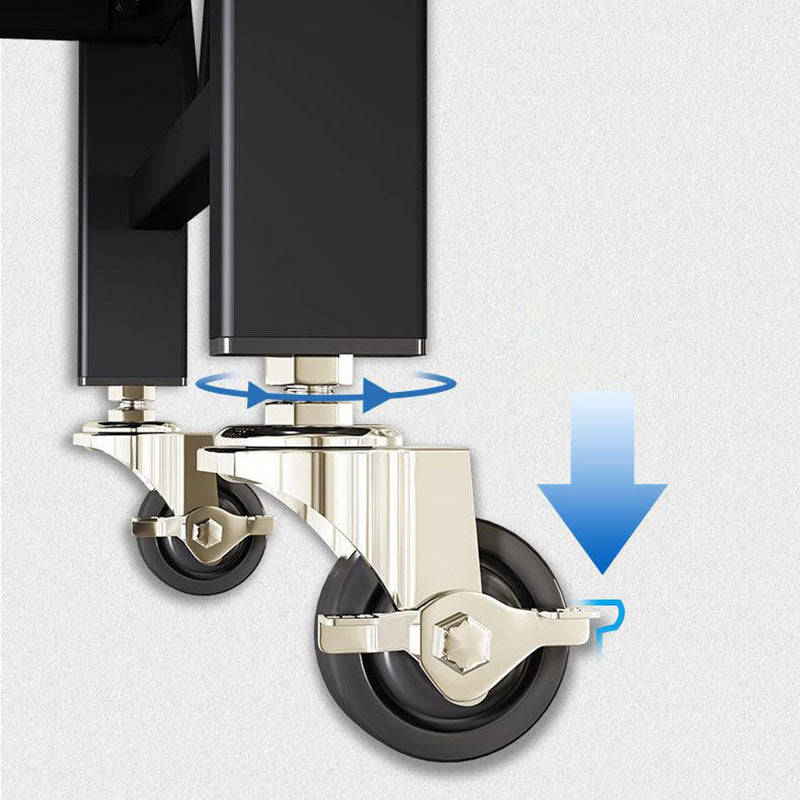 3/4/5-Shelf-Stahl Industrial ETAGERE BOOKSELE SCHELICE SPICAL OPEN BOOKSELEL mit Zauberrädern