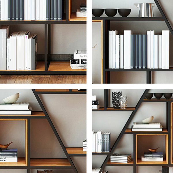 9.84 "W 78.74" H Bücherregal Industrial Sty