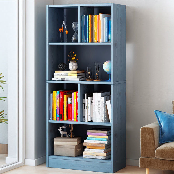 Scandinavian Style Bookshelf Engineered Wood Bookcase for Home Office Study Room
