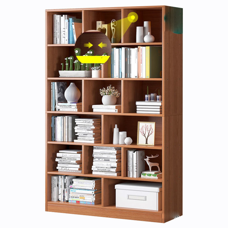 Scandinavian Style Bookshelf Engineered Wood Bookcase for Home Office Study Room