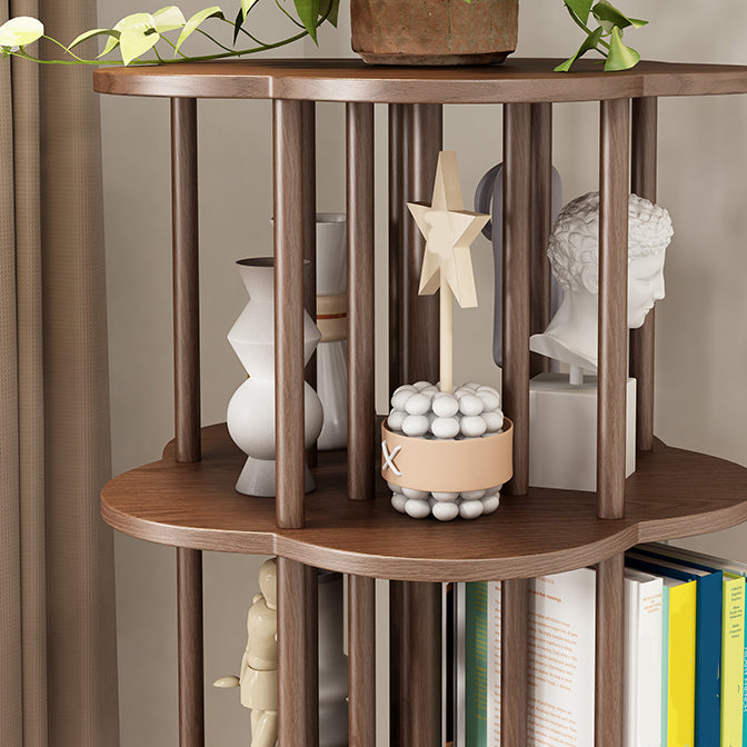 Scandinavian Style Bookshelf Open Back Bookcase for Home and Office Study Room