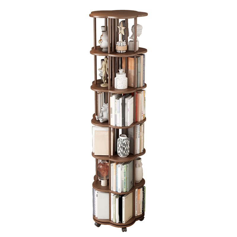 Scandinavian Style Bookshelf Open Back Bookcase for Home and Office Study Room