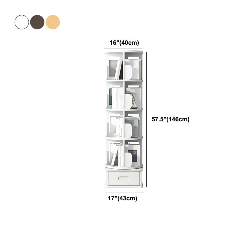 Scandinavian Style Bookshelf Open Back Bookcase for Home and Office Study Room