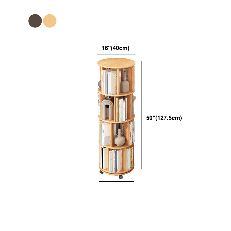 Scandinavian Style Bookshelf Open Back Bookcase for Home and Office Study Room
