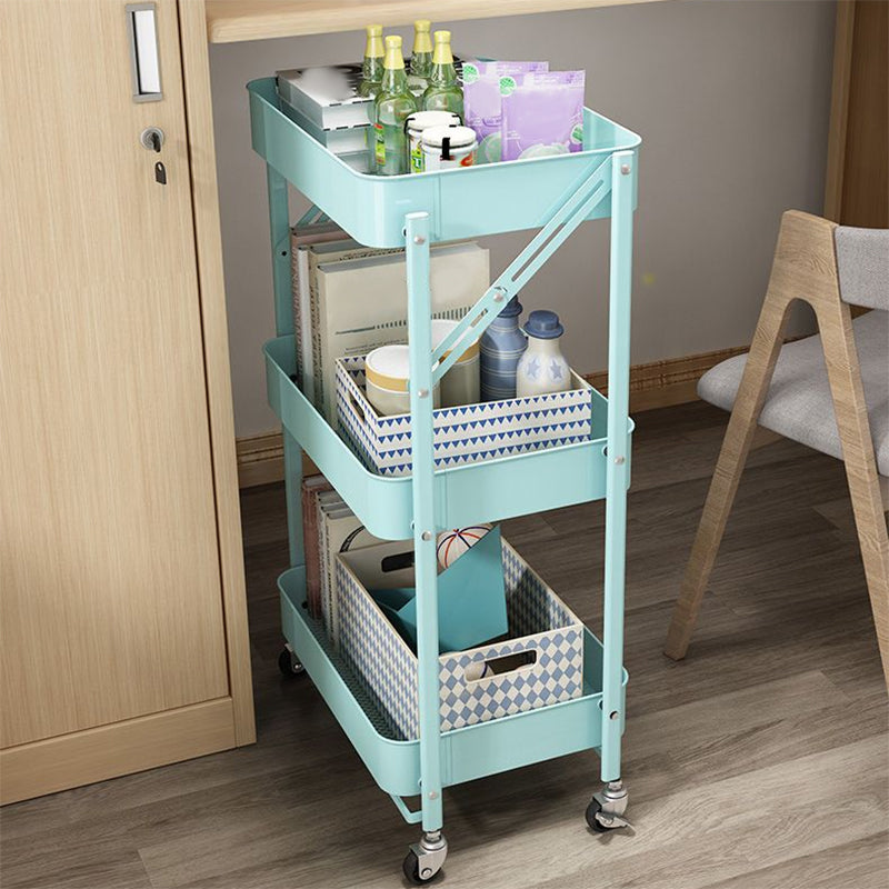 Moderner Stil 3-Shelf-Bücherregal 17.83 "l vertikales Regalbuch mit Zaubererrädern