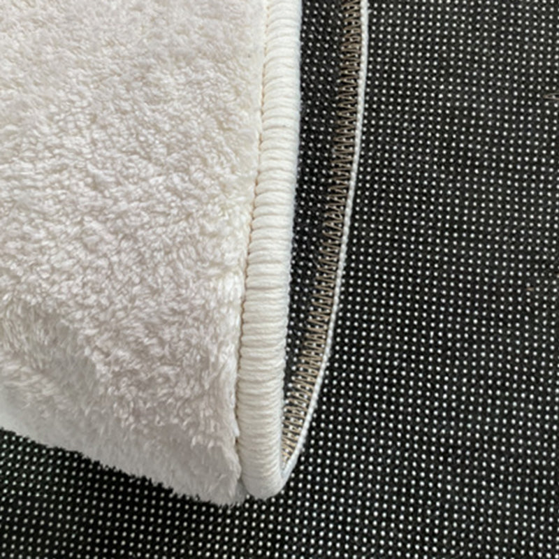 Zwart modern tapijten polyester gestreepte patroon tapijt wasbaar tapijt voor woonkamer