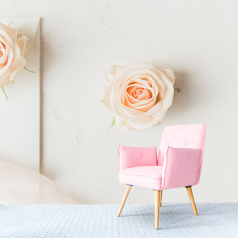 Environment Friendly Wall Mural Wallpaper Romantic Rose Sitting Room Wall Mural
