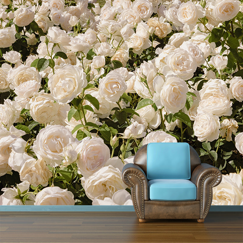 Decorative Wall Mural Wallpaper Elegant Rose Sitting Room Wall Mural
