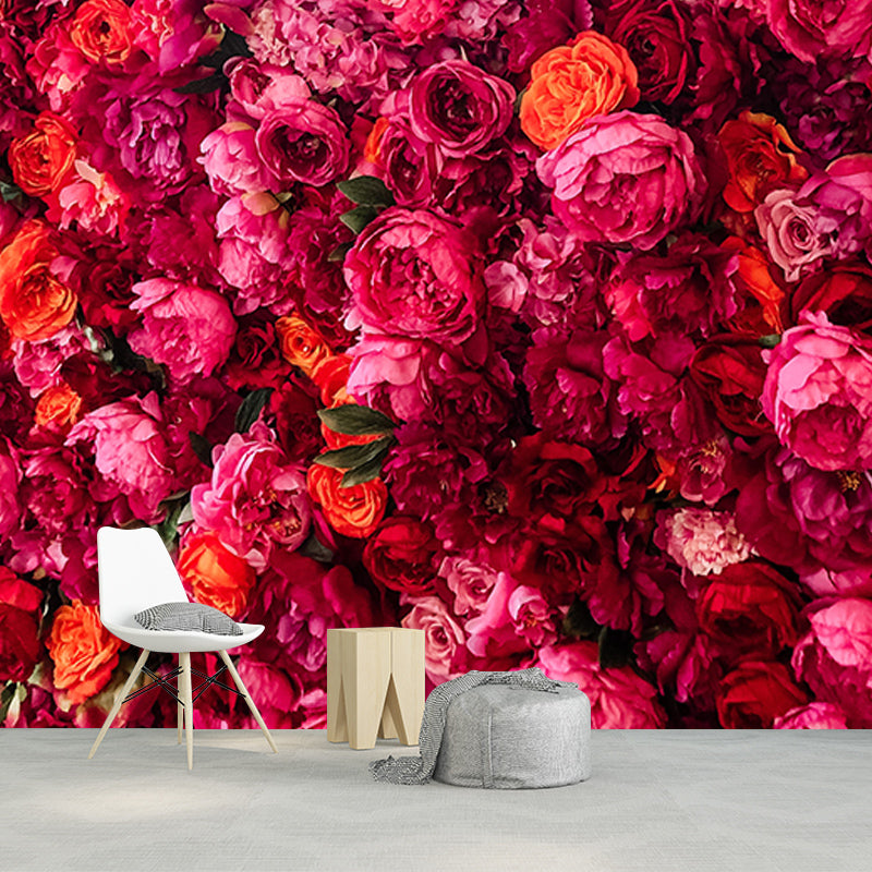 Decorative Wall Mural Wallpaper Elegant Rose Sitting Room Wall Mural