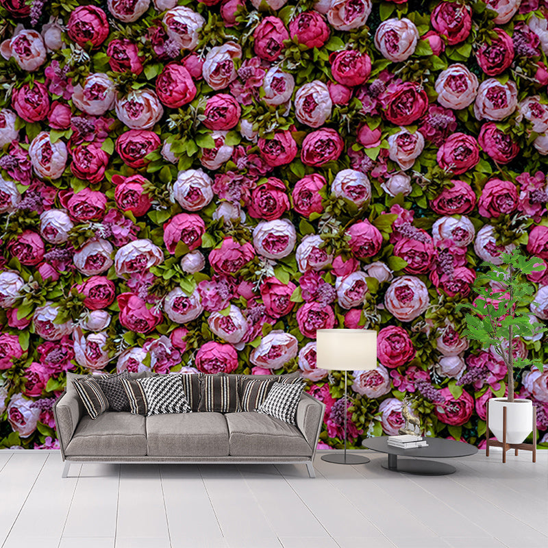 Photography Wall Mural Wallpaper Elegant Rose Sitting Room Wall Mural